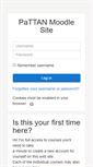 Mobile Screenshot of moodle.pattan.net